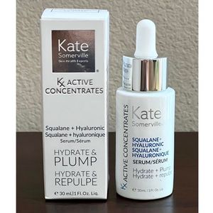 New Kate Somerville Kx Active Concentrates Squalane + Hyaluronic Acid Serum 1oz